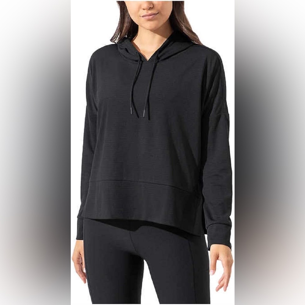 Mondetta Performance + Luxury Black Oversized Hoodie Top XL